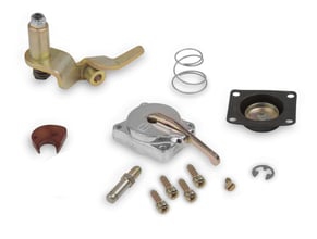 50cc Accelerator Pump Conversion Kit - Aluminum, Gold Hardware