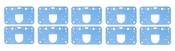 1008-1907-1 METERING BLOCK GASKET 10 PK