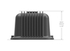 Holley Valve Covers - Vintage Series - Finned - SBC - Satin Black Machined Chevrolet Small Block - WithOut Emissions Provisions - Perimeter Bolt - Cast Aluminum