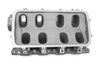 Holley 351W Ford Hi-Ram EFI Manifold Ford 351W (9.5" Deck) Ford Hi-Ram Intake Manifold with 105mm LS Throttle Body Flange Top.