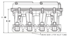 Holley Hi-Ram Intake - GM LS3/L92 Carbureted Hi-Ram Intake, 2 x 4150™ (sideways and inline mounting)