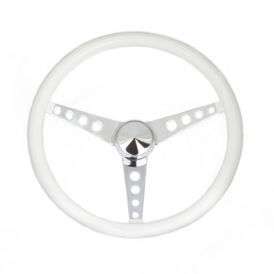 Classic 15" White Vinyl Wheel -