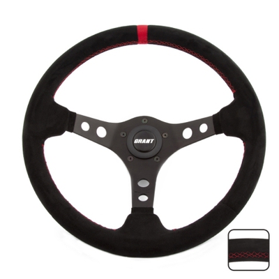695Grant Products Suede Series Steering Wheels