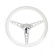 Classic 15" White Vinyl Wheel -
