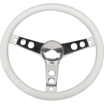 GRANT CLASSIC WHITE GRIP STEERING WHEEL