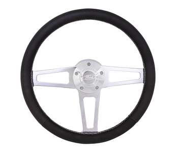 Billet Classic Series Black Wheel Ford Logo & Install Kit 1