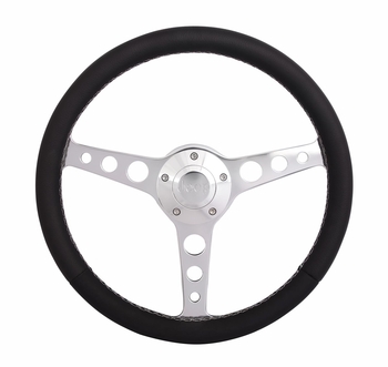 Billet Classic Series Polished Wheel Jeep Logo & Install Kit