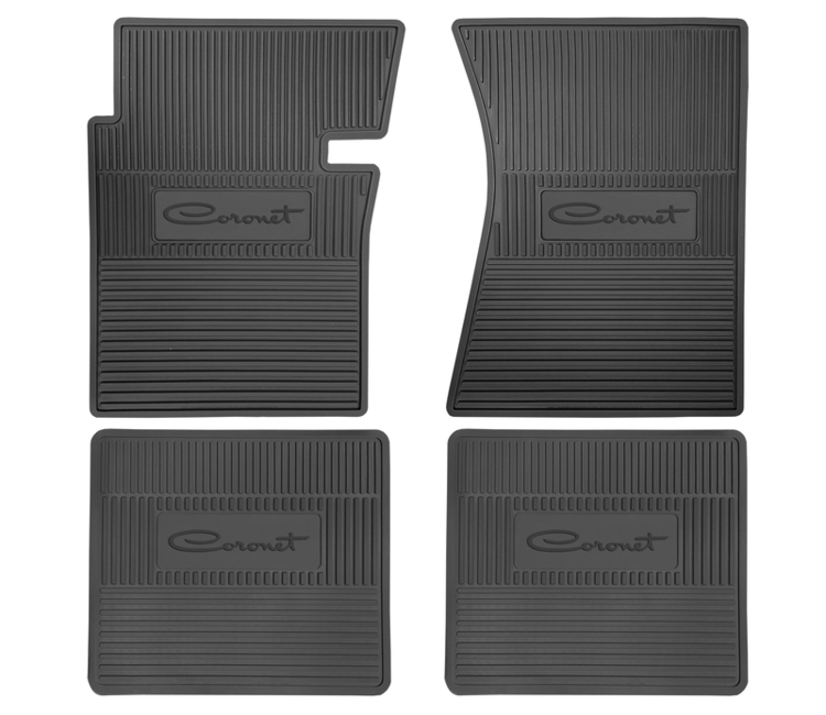 1965 DODGE CORONET/CORONET 440/CORONET 500/CORONET DELUXE/CORONET SUPERSTOCK FLOOR MATS W/ MANUAL TRANSMISSION