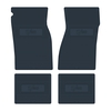 FMCZ0001001 1967-1969 CHEVROLET CAMARO 'Z/28' FLOOR MATS