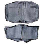 1967 CHEVROLET CAMARO "STANDARD" FOLD-DOWN REAR UPHOLSTERY - BLACK