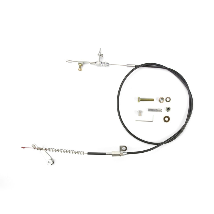 48" UNIVERSAL BLACK HOUSING AOD KICKDOWN CABLE