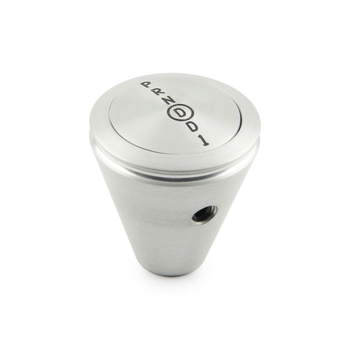 CM Shifter Ford AOD Chrome 23" Single Bend Lever Hi-Tech Knob