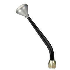 CM Shifter Ford AOD Black 10" Single Bend Lever Mushroom Knob