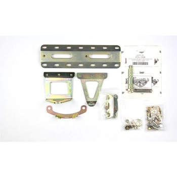 CM Shifter Ford AODE/4R70W Chrome 16" Bench Bend Lever Mushroom Black Knob