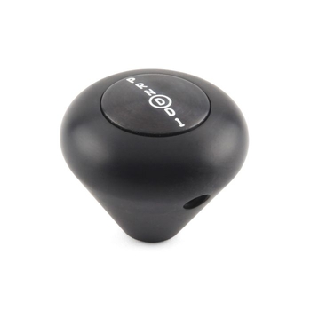 CM Shifter Ford AODE/4R70W Chrome 16" Bench Bend Lever Mushroom Black Knob