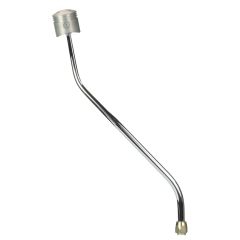 CM Shifter Ford C6 Chrome 23" Double Bend Lever Piston Knob