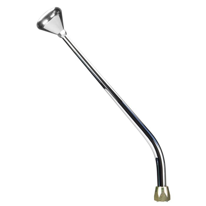 CM Shifter Ford FMX Chrome 16" Single Bend Lever Mushroom Polished Knob