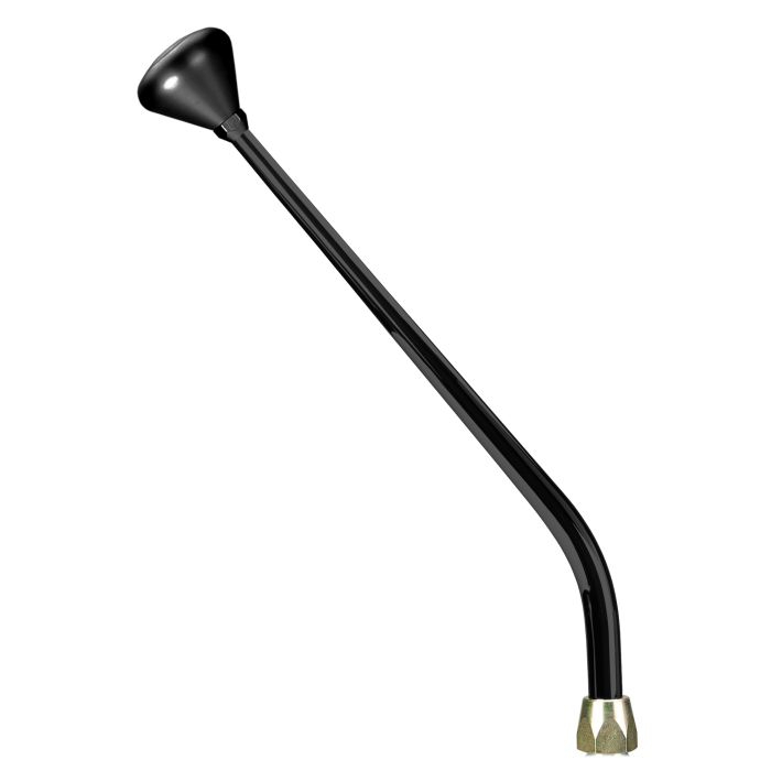 CM Shifter Ford FMX Black 16" Single Bend Lever Mushroom Black Knob