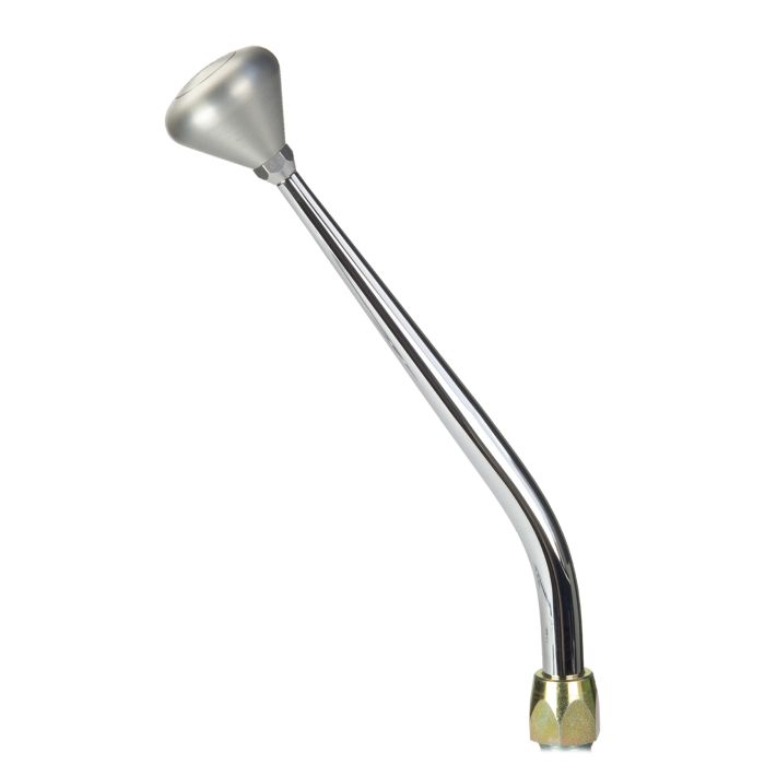 CM Shifter Ford FMX Chrome 12" Single Bend Lever Mushroom Knob