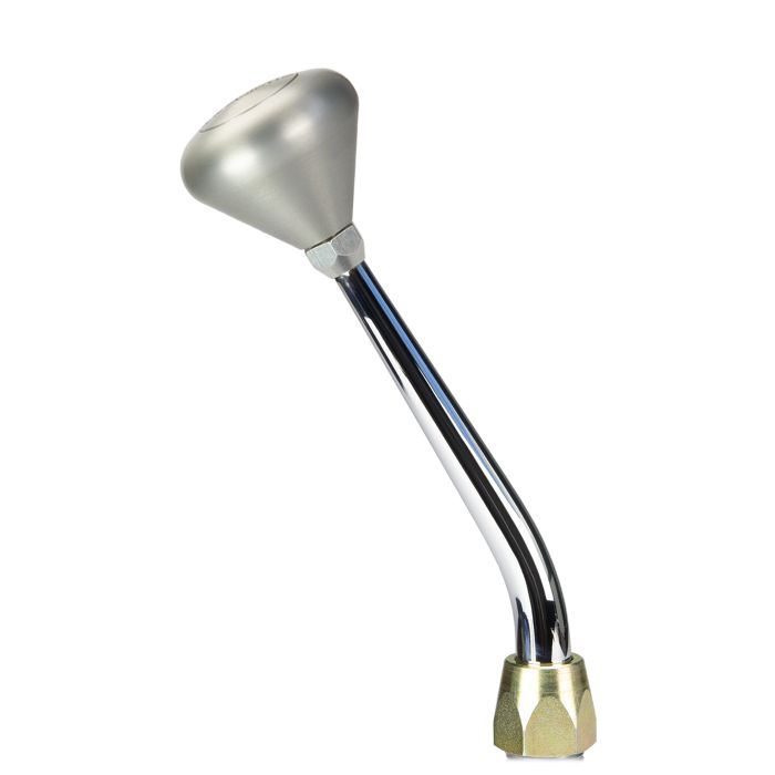 CM Shifter Ford FMX Chrome 8" Single Bend Lever Mushroom Knob