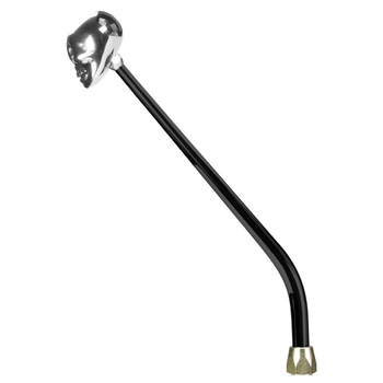 CM Shifter Ford FMX Black 16" Single Bend Lever Skull Knob