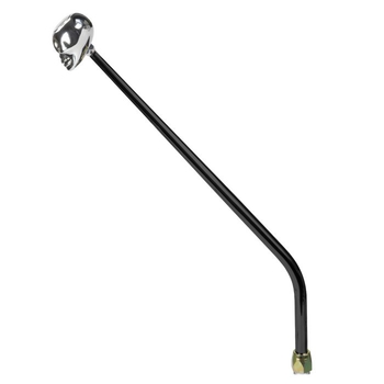 CM Shifter Ford FMX Black 23" Single Bend Lever Skull Knob