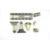 CM Shifter GM 200-4R Chrome 10" Single Bend Lever Mushroom Knob