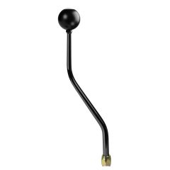 CM Shifter GM 4L60E Black 16" Double Bend Lever 8-Ball Knob