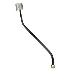 CM Shifter GM 700-R4 Black 23" Double Bend Lever Piston Knob