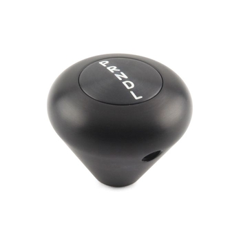 CM Shifter GM Powerglide Black 8" Single Bend Lever Mushroom Black Knob