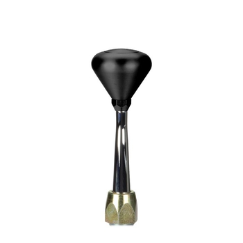 CM Shifter GM Powerglide Chrome 6" Straight Lever Mushroom Black Knob