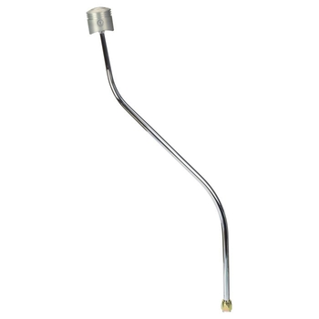 CM Shifter GM Powerglide Chrome 32" Double Bend Lever Piston Knob