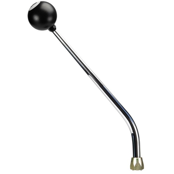 CM Shifter GM Powerglide Chrome 16" Single Bend Lever 8-Ball Knob