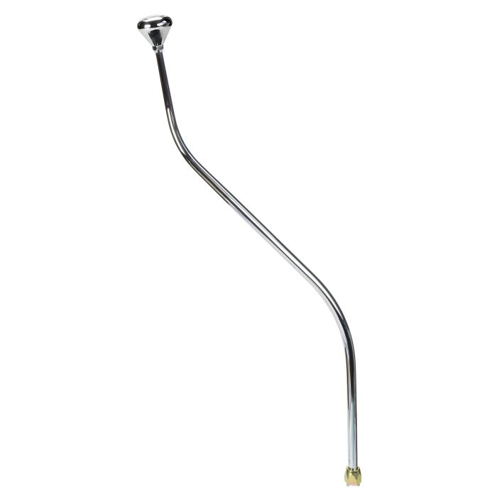 CM Shifter GM TH350 Chrome 32" Double Bend Lever Mushroom Polished Knob