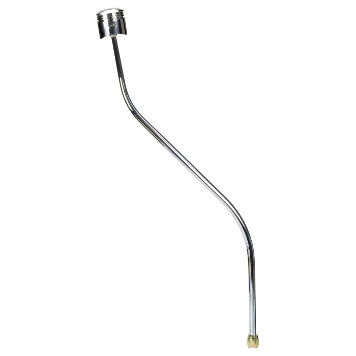 CM Shifter GM TH350 Chrome 32" Double Bend Lever Piston Polished Knob