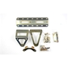 CM Shifter GM TH350 Chrome 32" Double Bend Lever Mushroom Black Knob