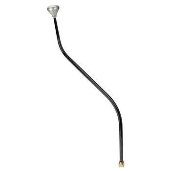 CM Shifter GM TH350 Black 32" Double Bend Lever Mushroom Knob