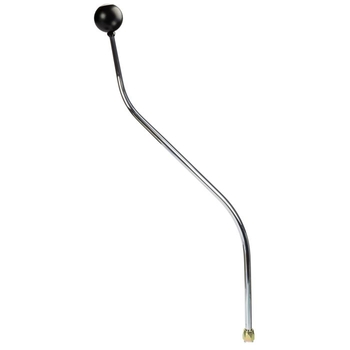 CM Shifter GM TH350 Chrome 32" Double Bend Lever 8-Ball Knob
