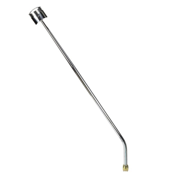 CM Shifter GM TH350 Chrome 32" Single Bend Lever Piston Polished Knob