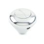 CM Shifter GM TH350 Chrome 6" Straight Lever Mushroom Polished Knob