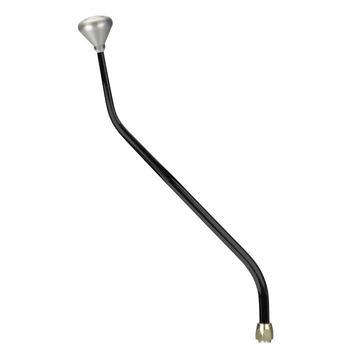 CM Shifter GM TH400 Black 23" Double Bend Lever Mushroom Knob