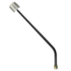 CM Shifter GM TH400 Black 23" Single Bend Lever Piston Knob