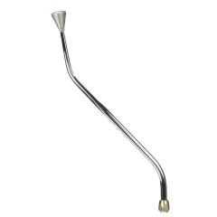 CM Shifter GM TH350 Chrome 23" Double Bend Lever Hi-Tech Knob