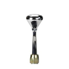 CM Shifter GM TH350 Chrome 6" Straight Lever Mushroom Polished Knob