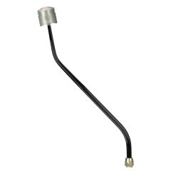 CM Shifter GM TH400 Black 23" Double Bend Lever Piston Knob