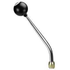 CM Shifter GM TH400 Chrome 12" Single Bend Lever 8-Ball Knob