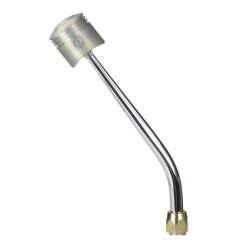 CM Shifter GM TH400 Chrome 12" Single Bend Lever Piston Knob