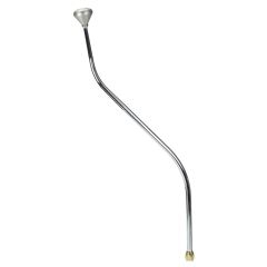 CM Shifter GM TH400 Chrome 32" Double Bend Lever Mushroom Knob
