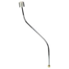 CM Shifter GM TH400 Chrome 32" Double Bend Lever Piston Knob