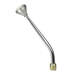 CM Shifter Chrysler Hemi Chrome 12" Single Bend Lever Mushroom Knob